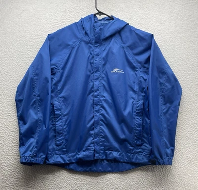 Grundens Chaqueta de Lluvia Para Hombre Pequeña S Azul Impermeable Poliuretano Capucha Oculta Peces Foto 1 de 4