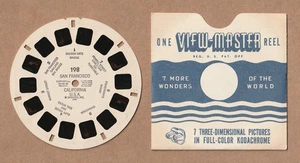 Vintage View-Master Rolle #198 San Francisco, California 1948 - Bild 1 von 1