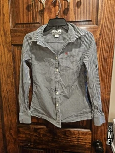 Ariat Real Quality Goods Size Medium Fitted Western Shirt Checked Button Up... - Picture 1 of 6
