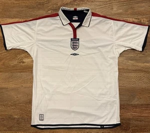 England Football Team Home Shirt Soccer Jersey Umbro Mens Size XL - Bild 1 von 6