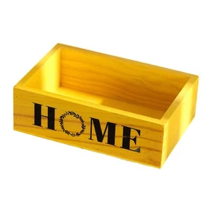 Wooden Planter Box Window Box Decorative Decoration Indoor Retro Home Decoration - Picture 1 of 33