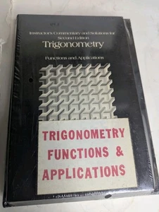 TRIGONOMETRY: FUNCTIONS AND APPLICATIONS Instructors Set Paul A. Foerster 2nd Ed - Imagen 1 de 14