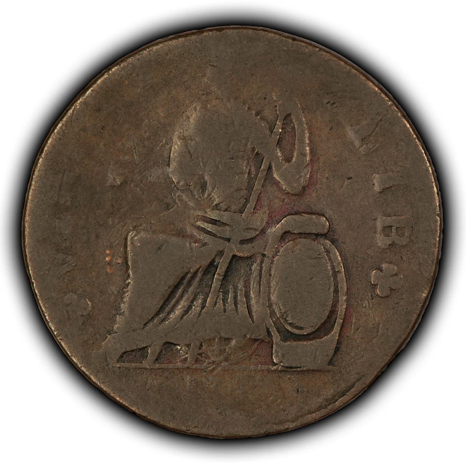 Moneda de cobre colonial Nova Eborac Nueva York 1787 - SKU-B5357 Foto 1 de 4