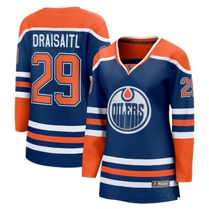 Women's Fanatics Leon Draisaitl Royal Edmonton Oilers Home Breakaway Player - Picture 1 of 3