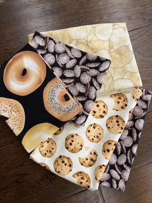 Telas RJR/Tesoros atemporales - Donut, patatas fritas, galletas - 5 cuartos de grasa - De colección Foto 1 de 4