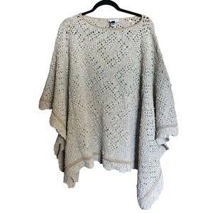 St. John Sport Pullover Damen Einheitsgröße Beige Grobstrick Wollmischung Pulli - Bild 1 von 9