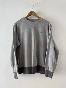 Nike Grey Sweatshirt Size XL Small Embroidered Swoosh Sportswear (37) - Picture 1 of 14
