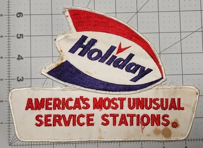 Parches de uniforme de gasolinera navideña vintage Foto 1 de 4