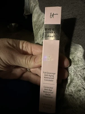 1- Adiós, iluminación debajo de los ojos, corrector impermeable antienvejecimiento cobertura completa  Foto 1 de 4