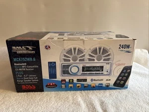 Boss Audio Marine Combo Mechless AM/FM Receptor de Medios Digitales Bluetooth MCK752WB - Imagen 1 de 5
