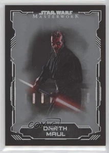 2016 Topps Star Wars Masterwork Silver Metallic 30/99 Darth Maul #28 0c3 - Picture 1 of 3