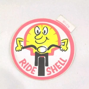 Vintage Shell Oil Sticker / Motorbike Sticker - Picture 1 of 4