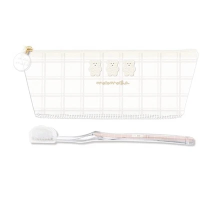 Juego de cepillos de dientes Courier Mokomoka, crema [698202] - Imagen 1 de 4