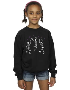 Halloween Girls Dancing Skeletons Sweatshirt - Picture 1 of 7