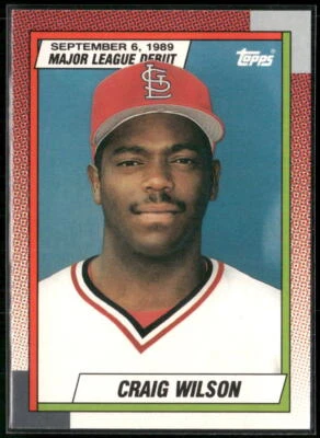 1990 Topps Major League Debut 1989 #146 Craig Wilson - Image 1 of 2