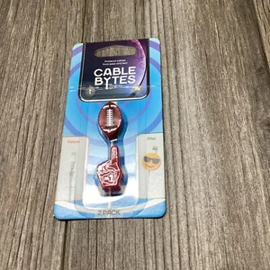 Football iJoy Cable Bites Cell Phone Cord Protector Cord Protection NWT - Picture 1 of 7