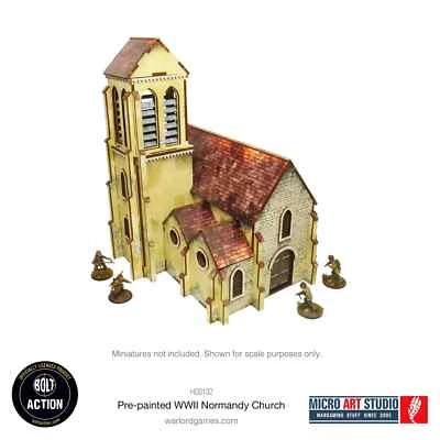 Micro Art Studio H00132 WW2 Normandy Church (Bolt Action) Painted Terrain Kit - Image 1 of 3