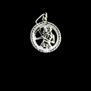New Sagittarius Sterling Silver Zodiac Charm - Picture 1 of 2
