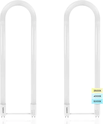 U Bend LED Tube Light, T8 T12, 17.5W (32W Equivalent), 3 Colors 3500K | 4000K | - Image 1 of 4