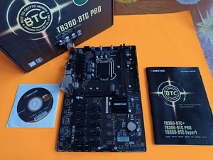 PLACA BASE BIOSTAR TB360 BTC PRO 2.0 HASTA 12X GPU,S SOPORTE 8ª Y 9ª GEN INTEL - Imagen 1 de 10