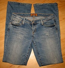 SEVEN 7 - SIZE 28   WILL FIT 31" WAIST -  BOOTCUT - STRETCH BLUE JEANS 