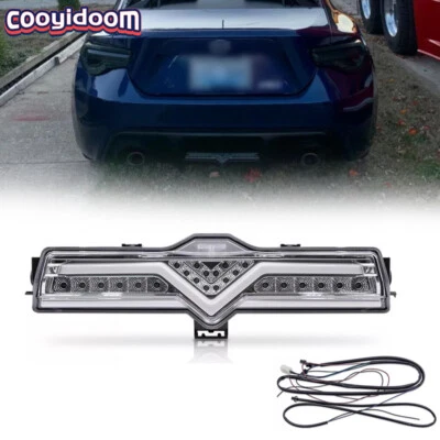 Luz antiniebla de freno trasero LED transparente para 13- Subaru BRZ Toyota 86 FR-S Foto 1 de 4