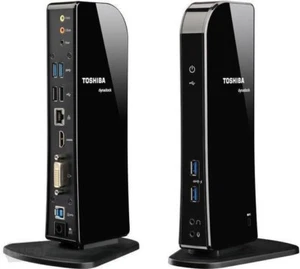 Toshiba DynaDock U3.0 Universal Docking Station Port Replicator USB 3.0 HDMI DVI - Picture 1 of 11