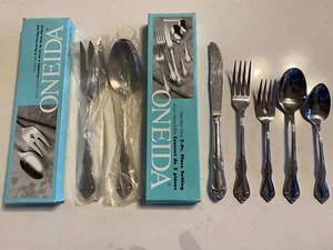 LEER~ONEIDA AMADEUS Juego de 5 piezas de acero inoxidable para uno y juego de servir-envío gratuito - Imagen 1 de 7