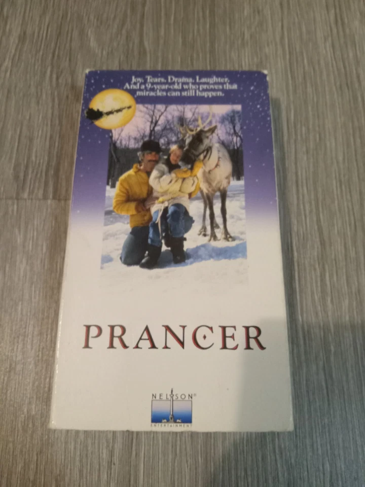 Prancer (VHS, 1990) Sam Elliot, Christmas, Reindeer, Santa Claus, Kids & Family - Image 1 of 1