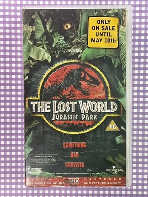 The Lost World, Jurassic Park, VHS Video Tape, Cert PG Movie - Image 1 of 3
