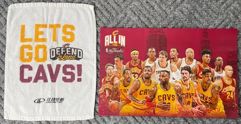 Cleveland CAVS 2016 Watch Party Poster & Rally Towel Cover