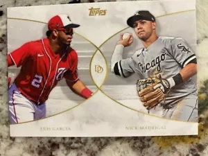 Tarjeta Topps 2021 bajo demanda dinámica duales Luis Garcia Nick Madrigal #23 - Imagen 1 de 1