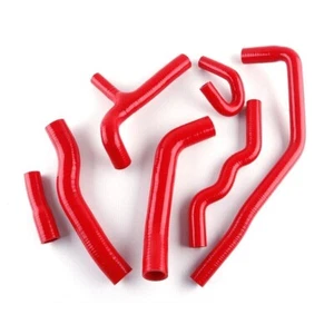 For 1986-1991 VW Golf GTI MK2 1.8 16V w/o AC Silicone Radiator Hose Kits Red - Picture 1 of 12
