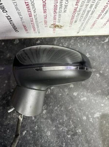 2010-2018 AUDI A1 PASSENGER LEFT NEAR SIDE WING MIRROR BLACK - Picture 1 of 5