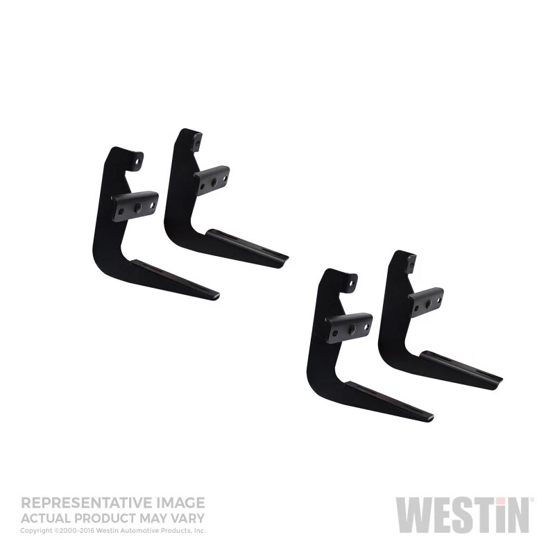 Kit de montaje de estribo Westin para Toyota Tacoma 2005-2018 cabina extendida/DBL - negro - Foto 1 de 2