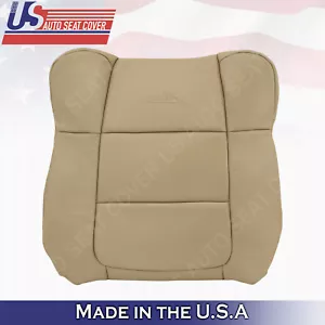 Cubierta de asiento de cuero para Ford F150 Lariat 2001 2003 se adapta a la parte superior de pasajeros bronceada - Imagen 1 de 8