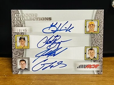 2009 Press Pass Showcase Classic Collections Ink Kevin Harvick Bowyer Quad Auto - Image 1 of 4