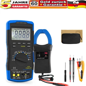 Digital Multimeter Messgerät AC DC Strommesser Strom Voltmeter Amperemeter - Bild 1 von 9