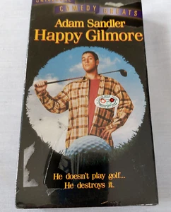Happy Gilmore (VHS, 1996) Brand New Factory Sealed OOP Out of Print Adam Sandler - Picture 1 of 3