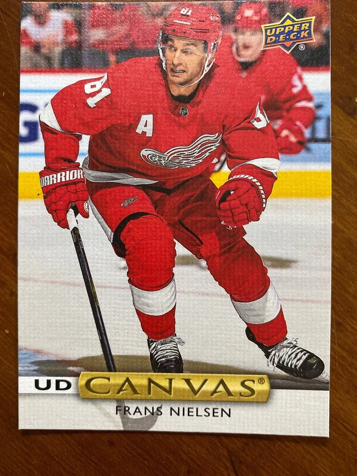 19-20 UD Series 2 Hockey Canvas C134 Frans Nielsen - Image 1 of 2