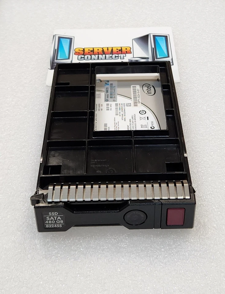 832455-001 -- HP 480GB 6G SATA 3.5" SC MU-2 HDD - Image 1 of 1