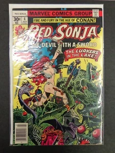 MARVEL COMICS JULY 1977 VOL.1 # 4 FIRE AND FURY IN THE AGE OF CONAN! RED SONJA - Picture 1 of 12