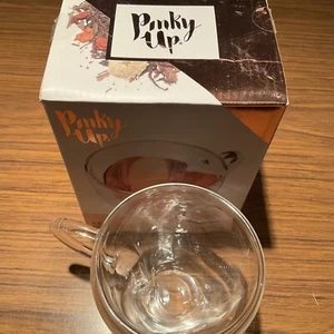 New Kendall Double Walled Heart Glass Tea Mug & Rose Gold Tea Infuser - Picture 1 of 7