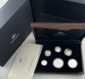 2016 Fine Silver Proof Year Set - 50th Anniversary of Decimal Currency - RAM - Imagen 1 de 10