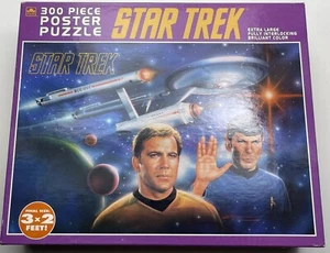 Golden - Star Trek Vintage Poster Puzzle 300 Piece 3x2 Feet 1993 - Picture 1 of 3