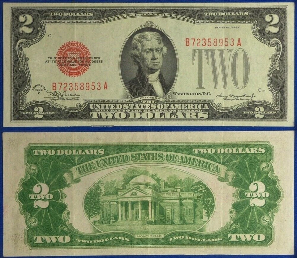 USN: 1928C $2 XF IRPM23 - Image 1 of 1