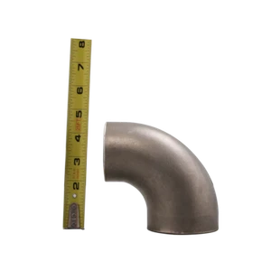 CXRacing 3"-2.5" O.D. Cast 304 Stainless Steel 90 Degree Reducer Elbow Pipe Tube - Foto 1 di 8