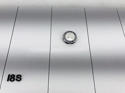 MERCEDES BENZ E350 RIM WHEEL SPOKE CENTER HUB CAP COVER CAVITY OEM - Image 1 of 4