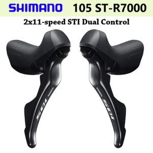 Shimano 105 ST-R7000 2x11-speed STI Brake/Shift Levers Left or Right Road Bike - Picture 1 of 11