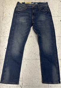 Jeans Wrangler retrò slim dritto uomo 36x34 lavaggio medio blu denim western - Foto 1 di 10